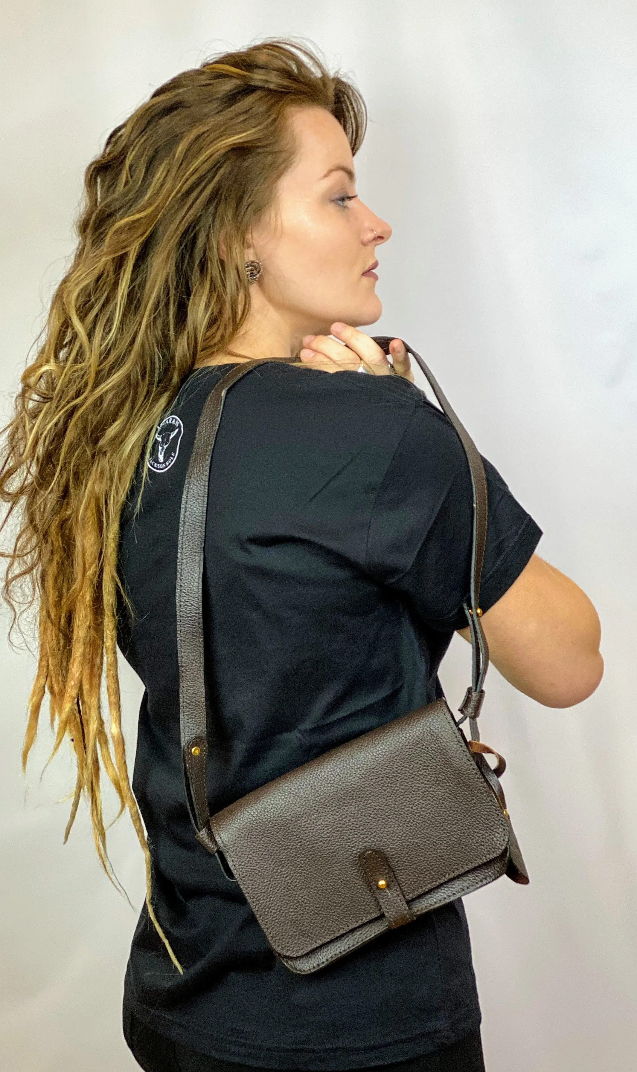 LEATHER CROSS BODY BAG