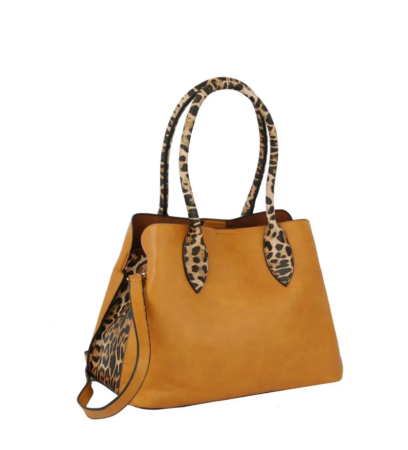 Leopard Color Block 2 Piece Set