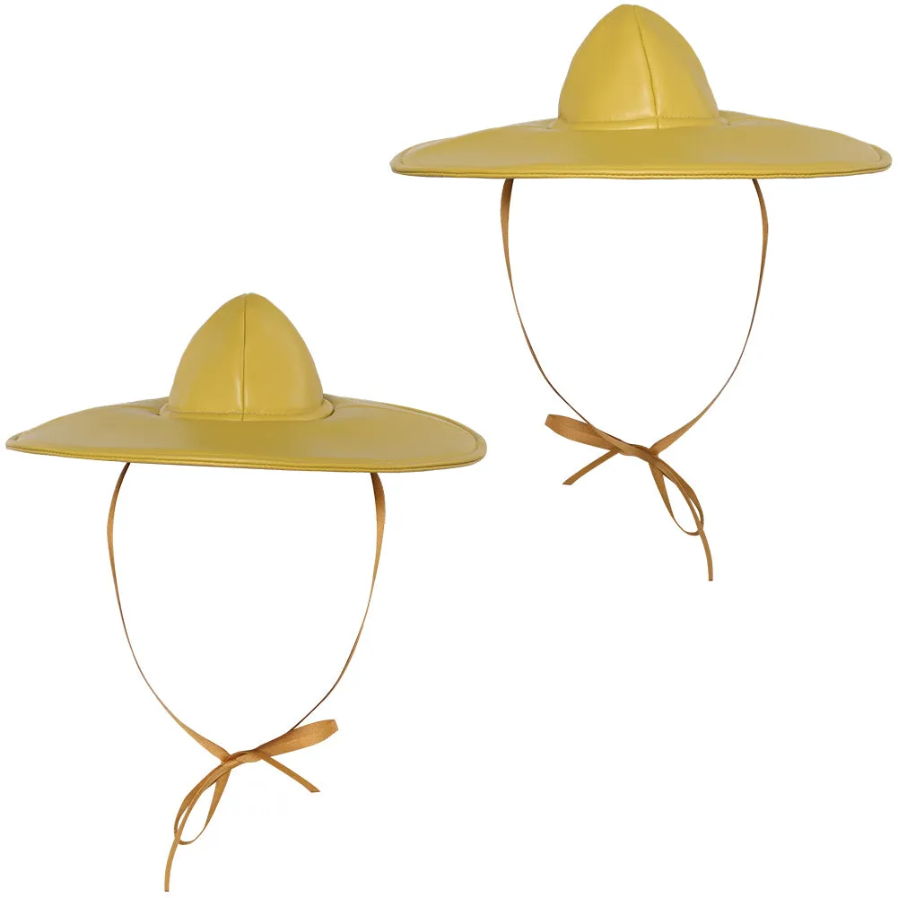 Lies of Pinocchio Kids Yellow Hat Cosplay Cap Halloween Carnival Accessories
