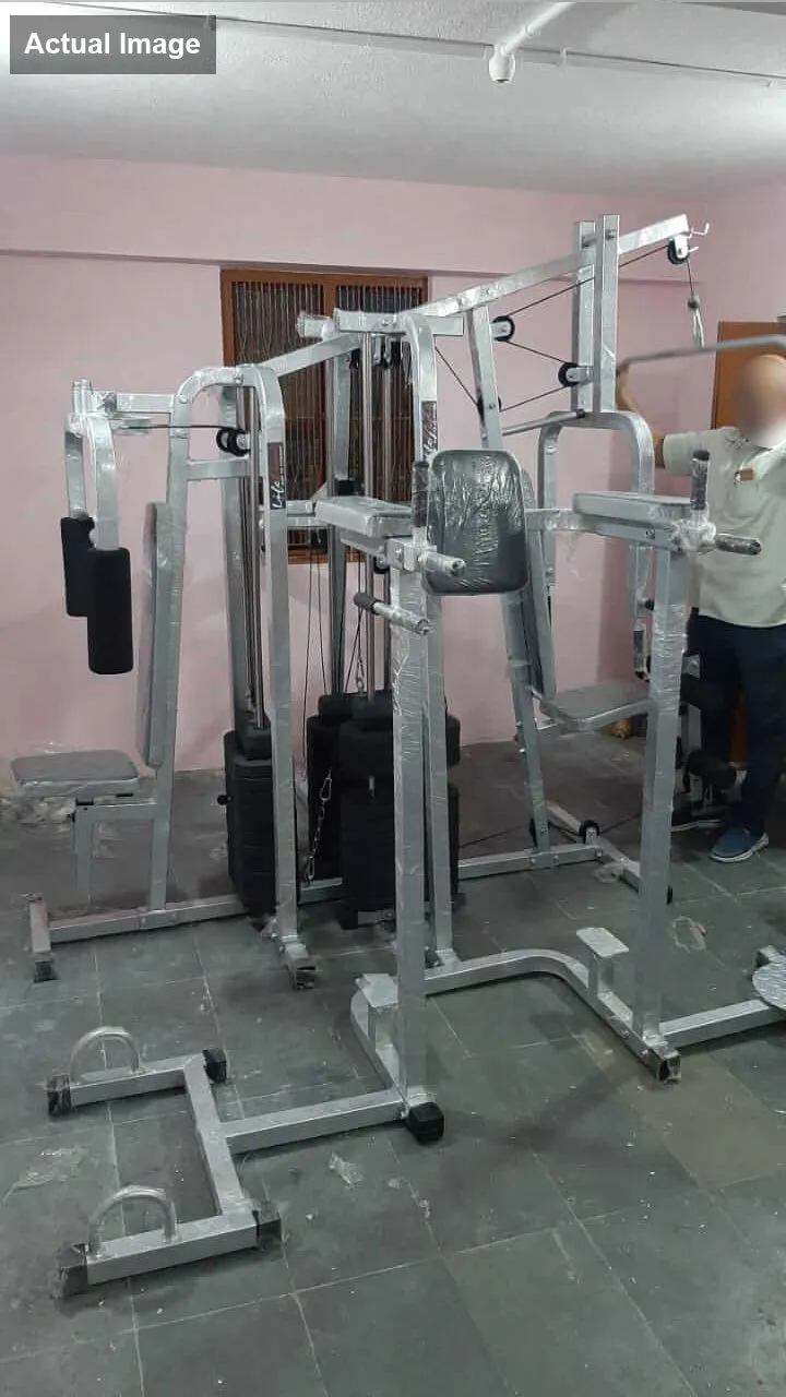 Lifeline Fitness Equipment 6 Station Home Gym with 3 Weight Lines || Available on EMI