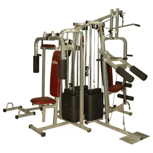 Lifeline Fitness Equipment 6 Station Home Gym with 3 Weight Lines || Available on EMI