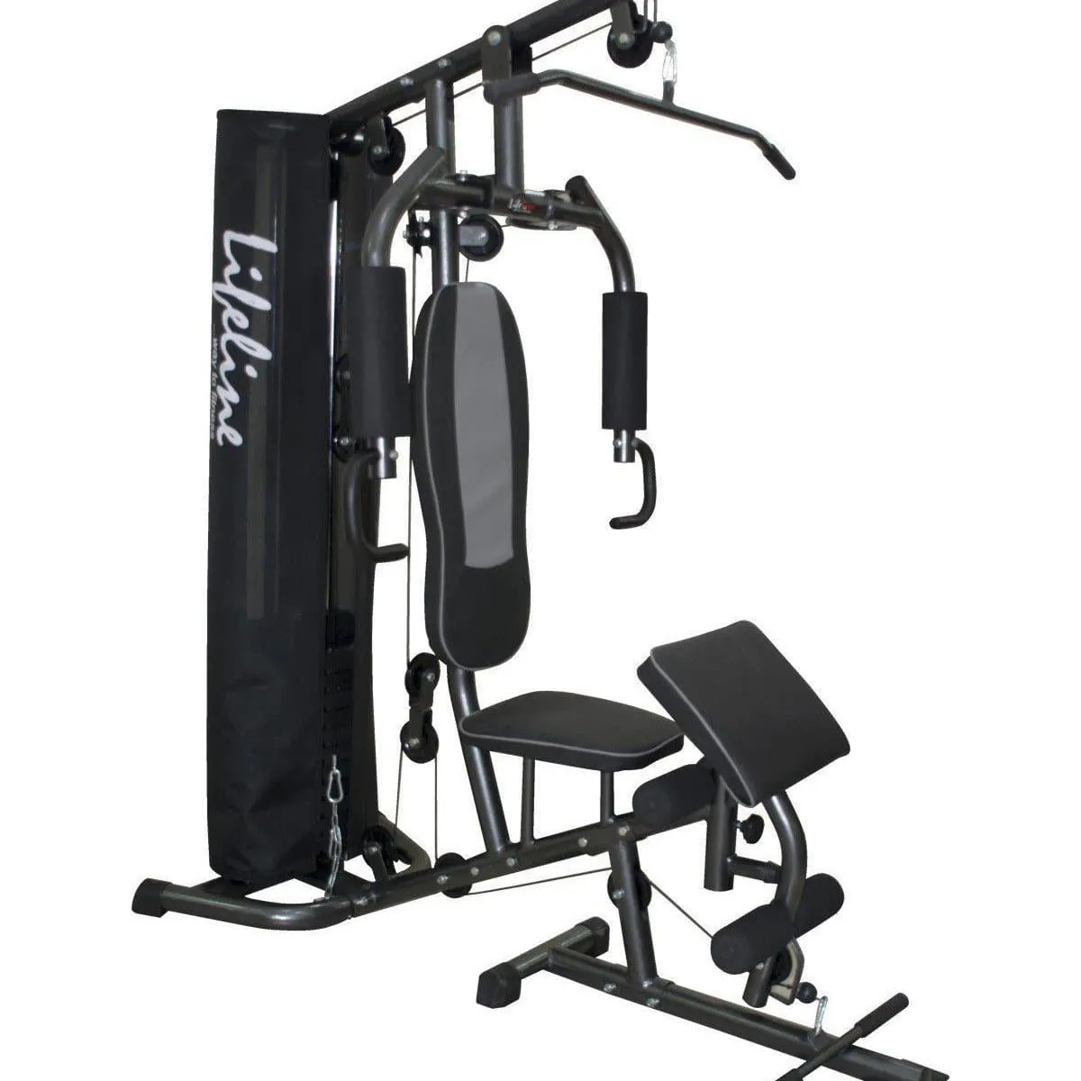 Lifeline Home Gym 005 Deluxe Bundles with Weider Gold whey Protein 908 GMS (Vanilla Fresh)