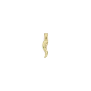 Lightweight Cornicello (Italian Horn) Pendant (14K)