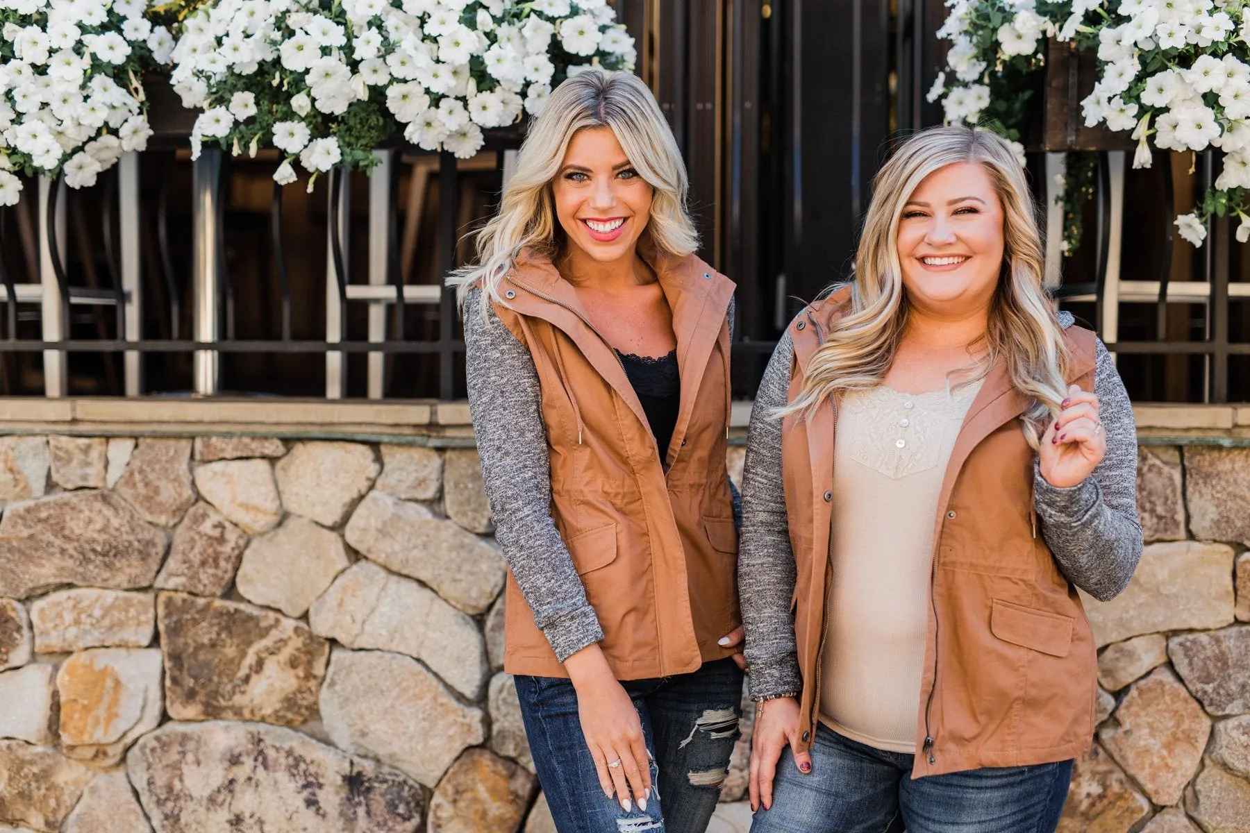 Lightweight Hooded Jacket- Camel