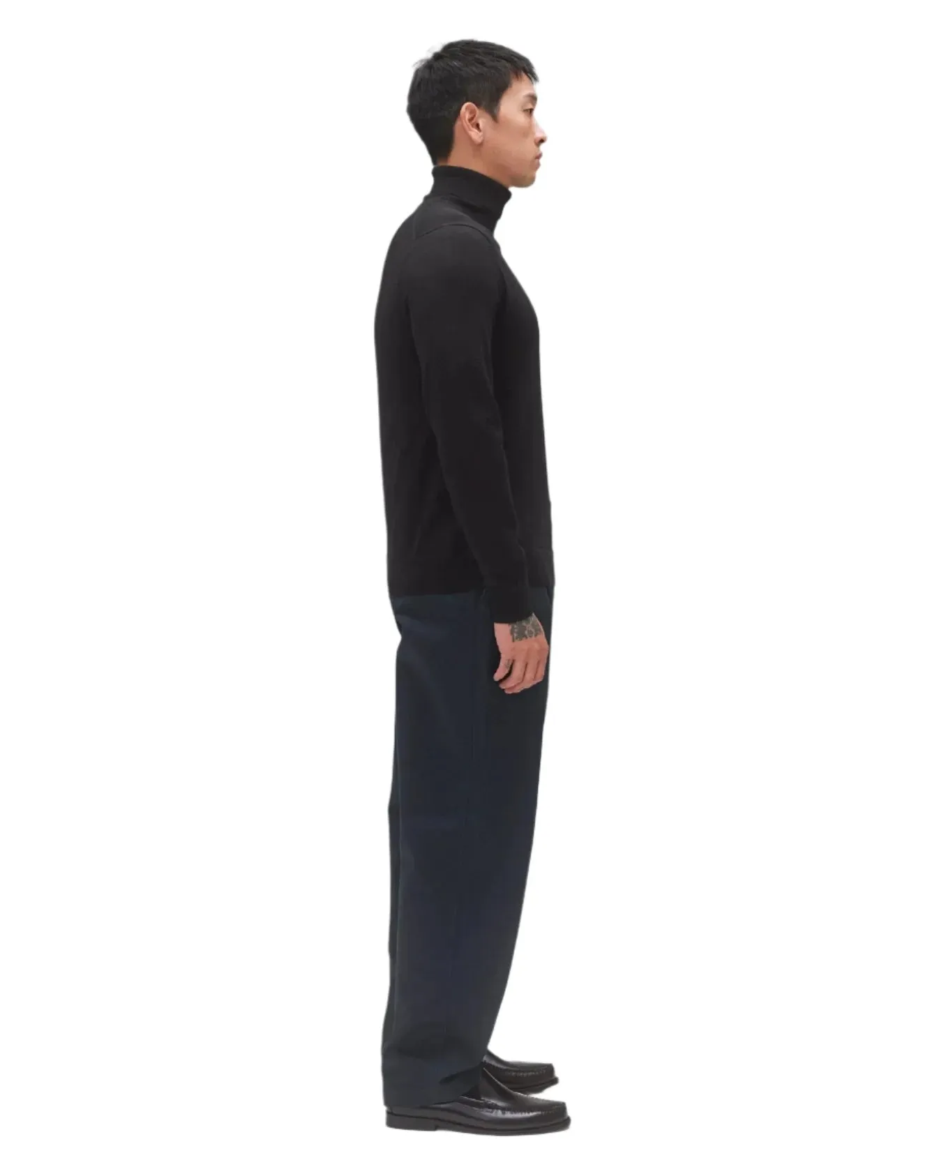 Lightweight Merino Roll Neck