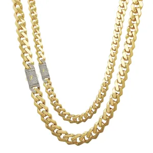 Lightweight Monaco Cuban Chain (14K)