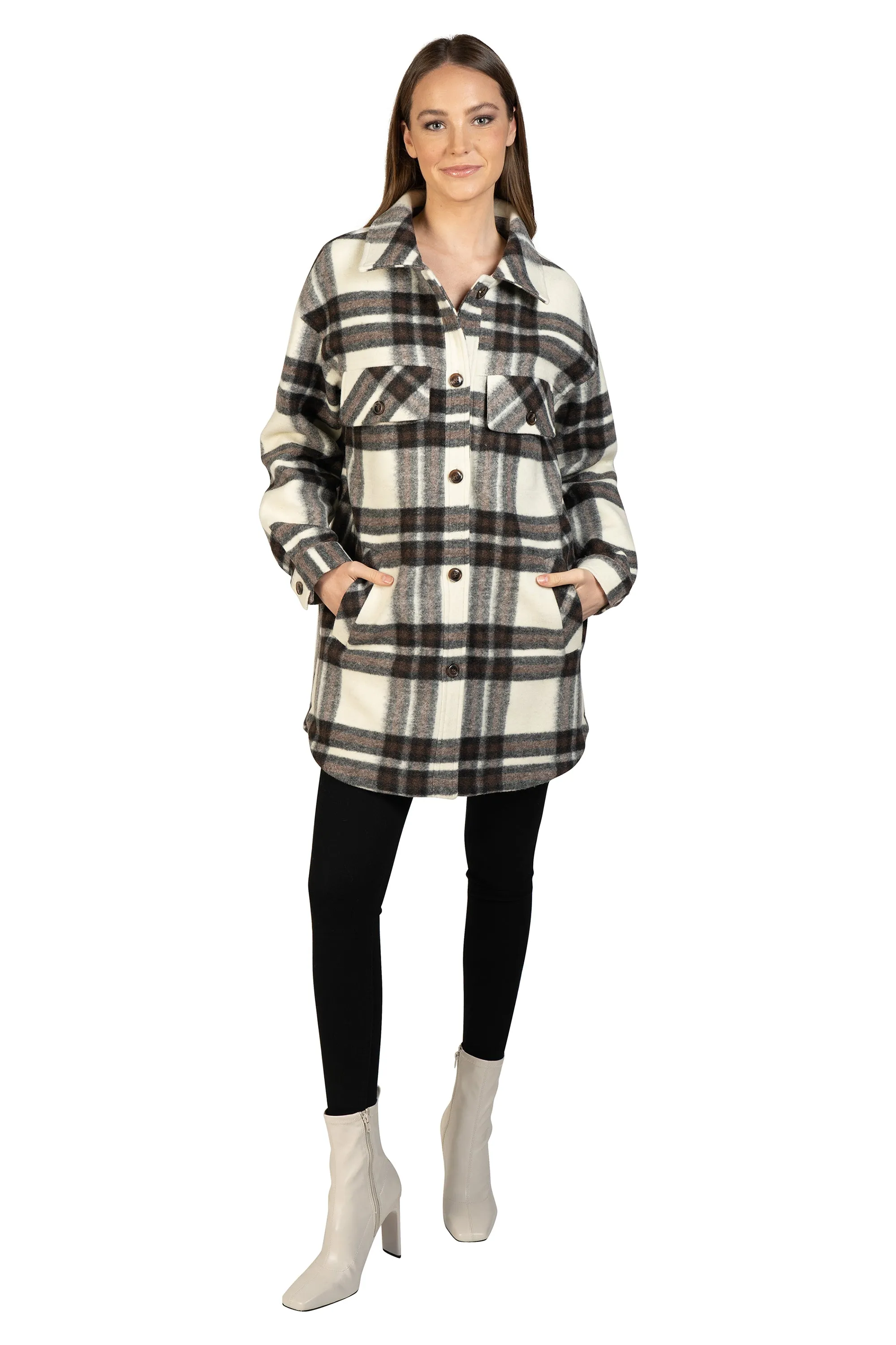 Lightweight Plaid Shacket