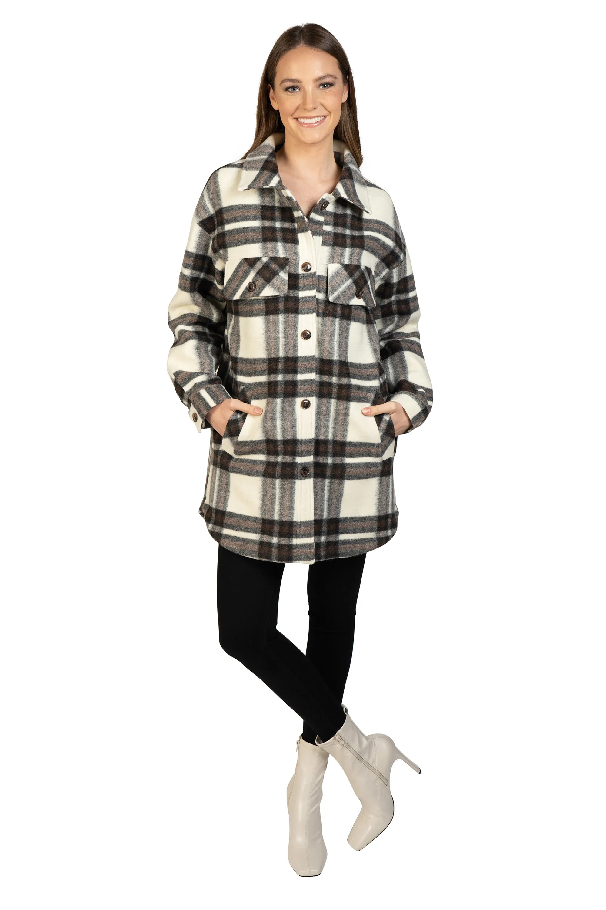 Lightweight Plaid Shacket