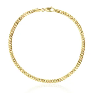 [Lobster Lock] Lightweight Miami Cuban Bracelet (14K)