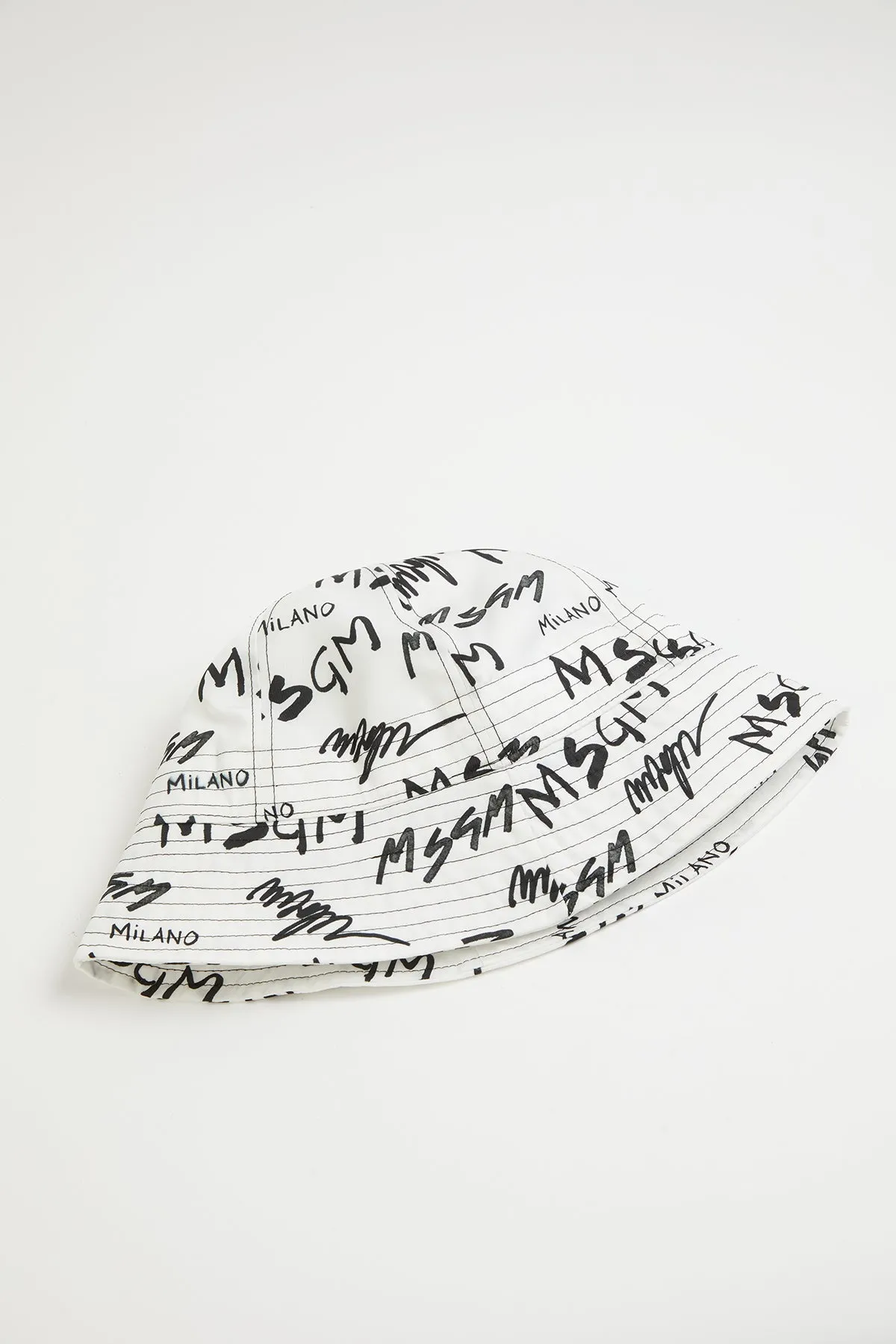 LOGO-PRINT BUCKET HAT