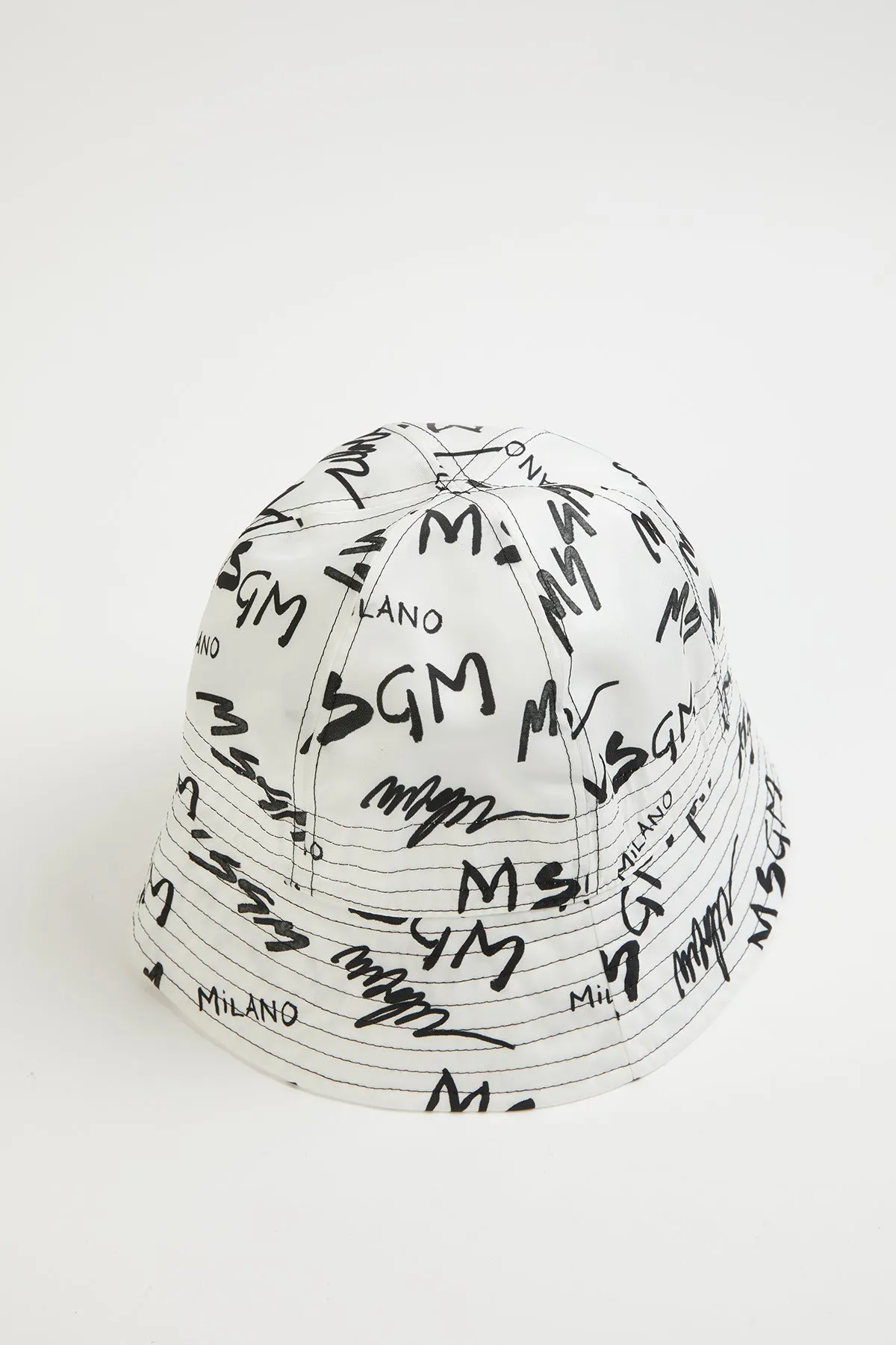 LOGO-PRINT BUCKET HAT