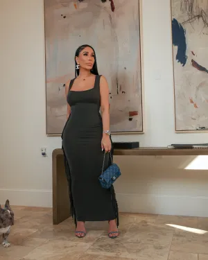 Lorenzo (Charcoal Maxi Dress)