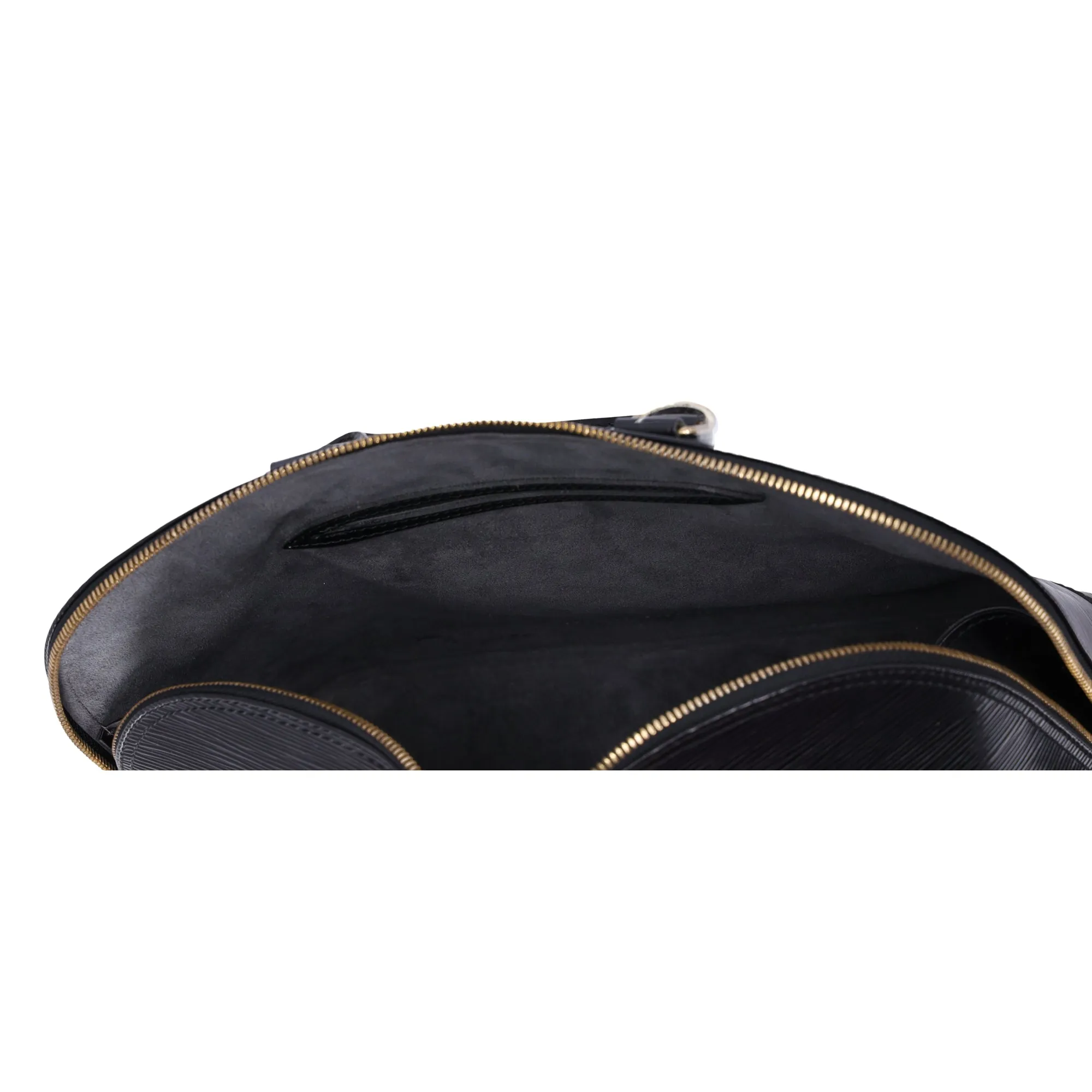 Louis Vuitton Alma Epi Dome Satchel Handbag M52142 Noir Black