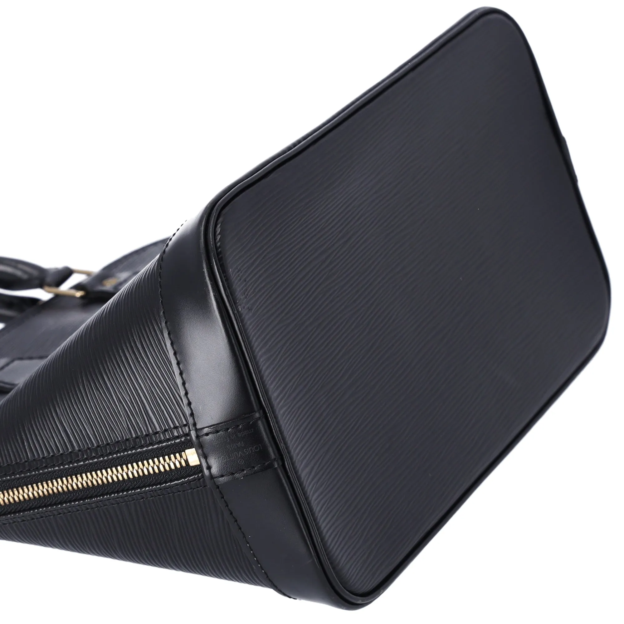 Louis Vuitton Alma Epi Dome Satchel Handbag M52142 Noir Black