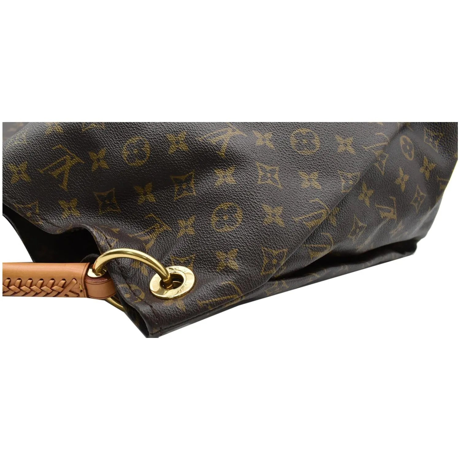 LOUIS VUITTON Artsy GM Monogram Canvas Hobo Bag Brown