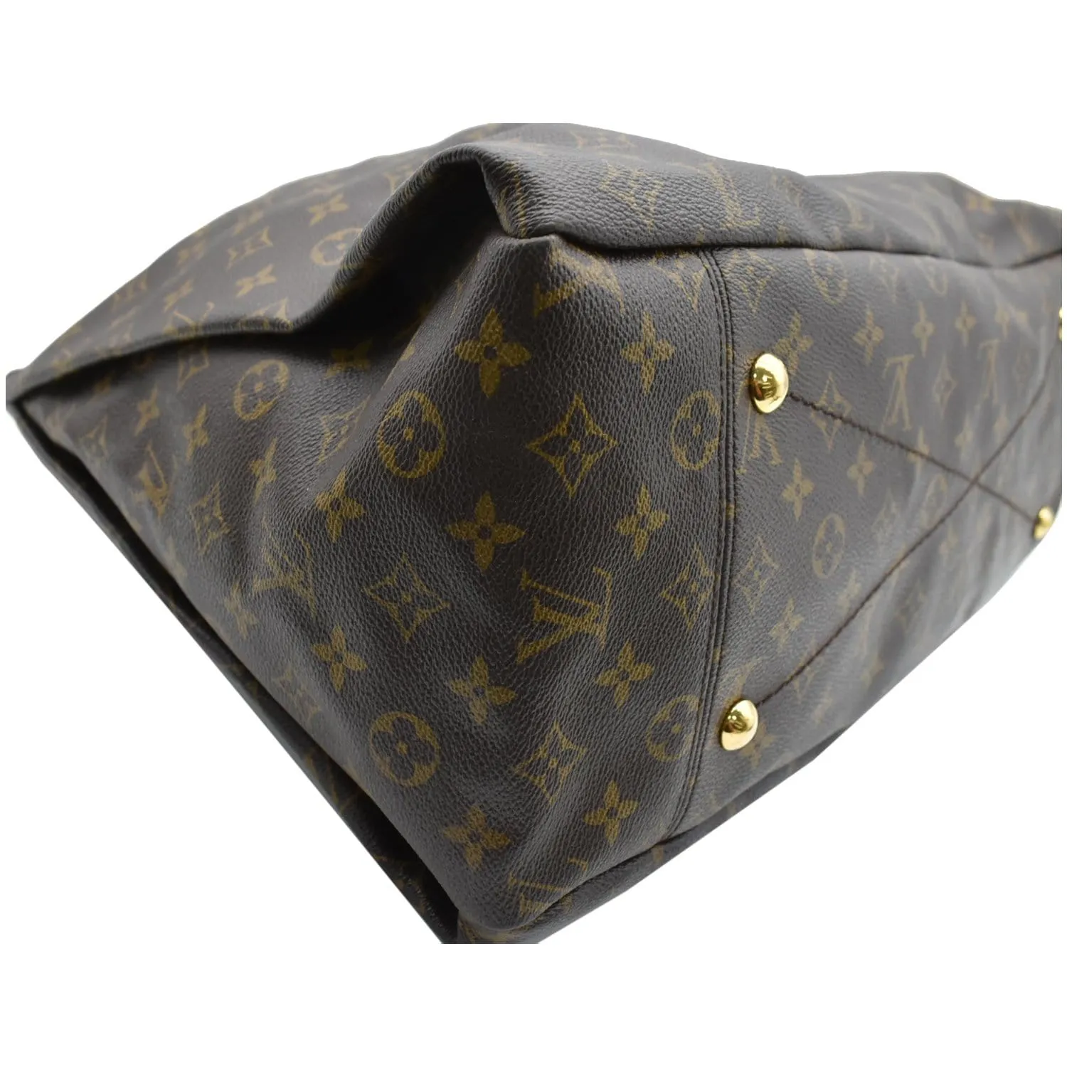 LOUIS VUITTON Artsy GM Monogram Canvas Hobo Bag Brown