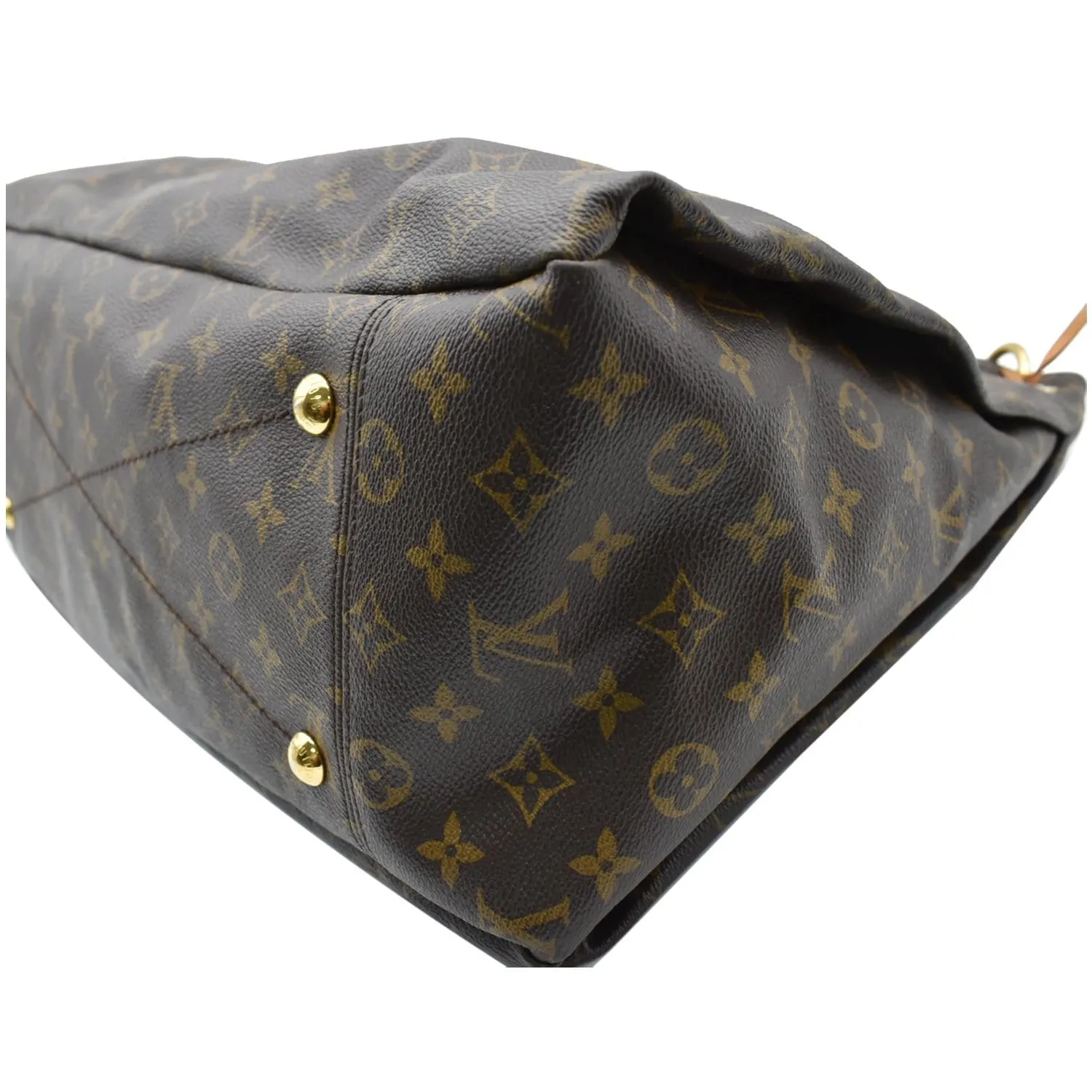 LOUIS VUITTON Artsy GM Monogram Canvas Hobo Bag Brown