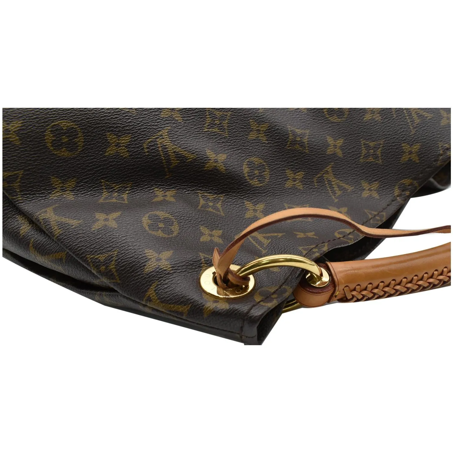 LOUIS VUITTON Artsy GM Monogram Canvas Hobo Bag Brown