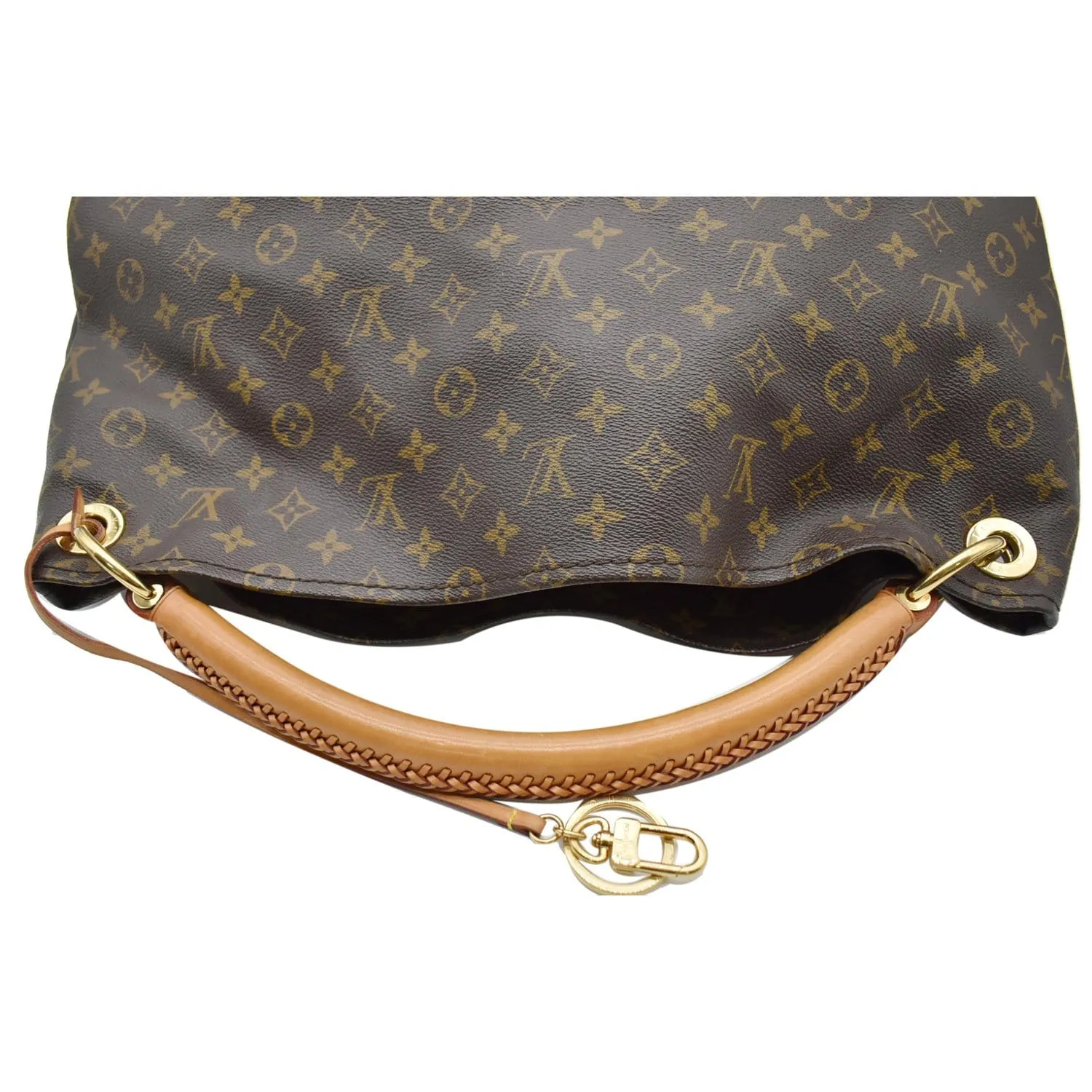 LOUIS VUITTON Artsy GM Monogram Canvas Hobo Bag Brown