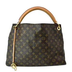 LOUIS VUITTON  Artsy MM Monogram Canvas Hobo Bag Brown