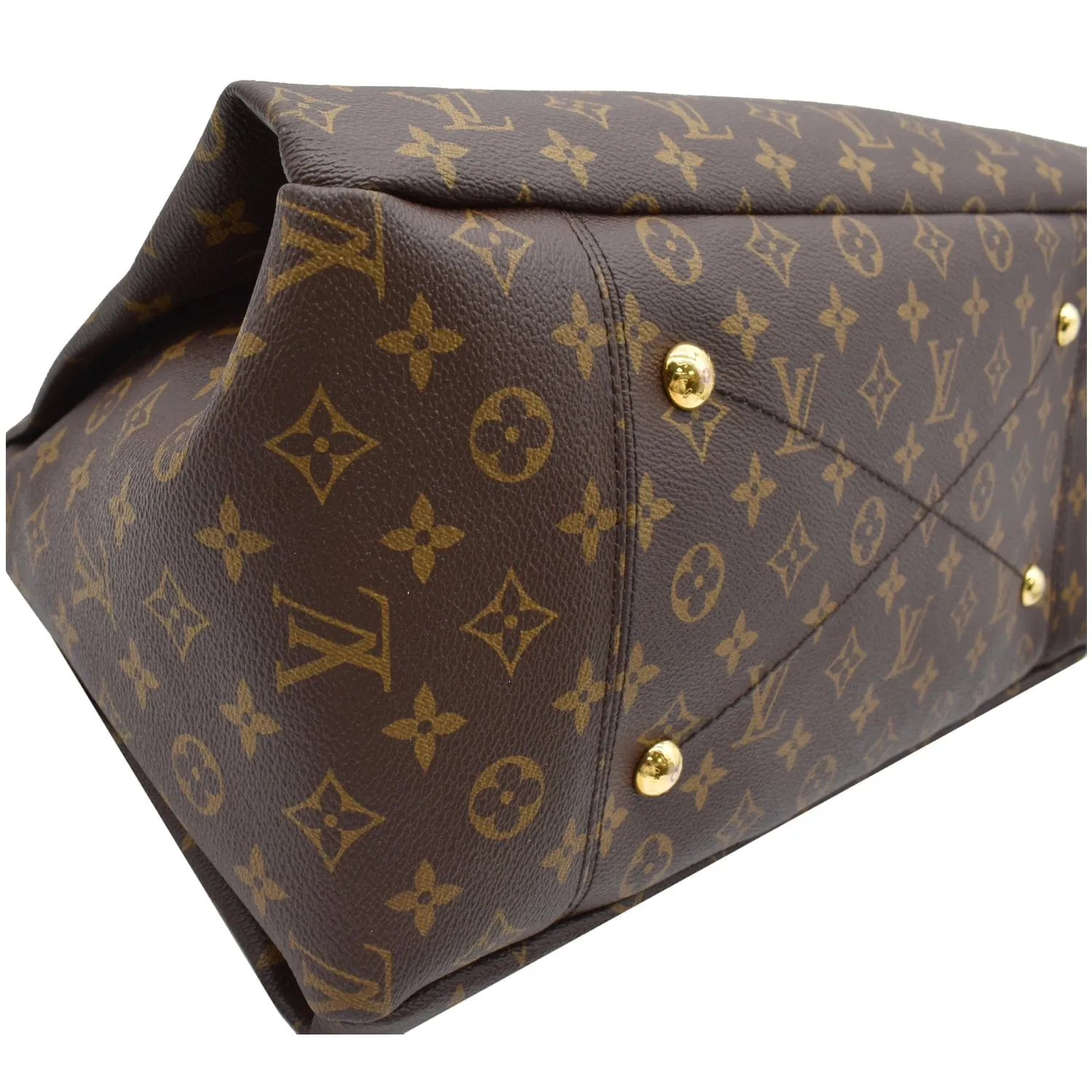 LOUIS VUITTON Artsy MM Monogram Canvas Hobo Bag Brown