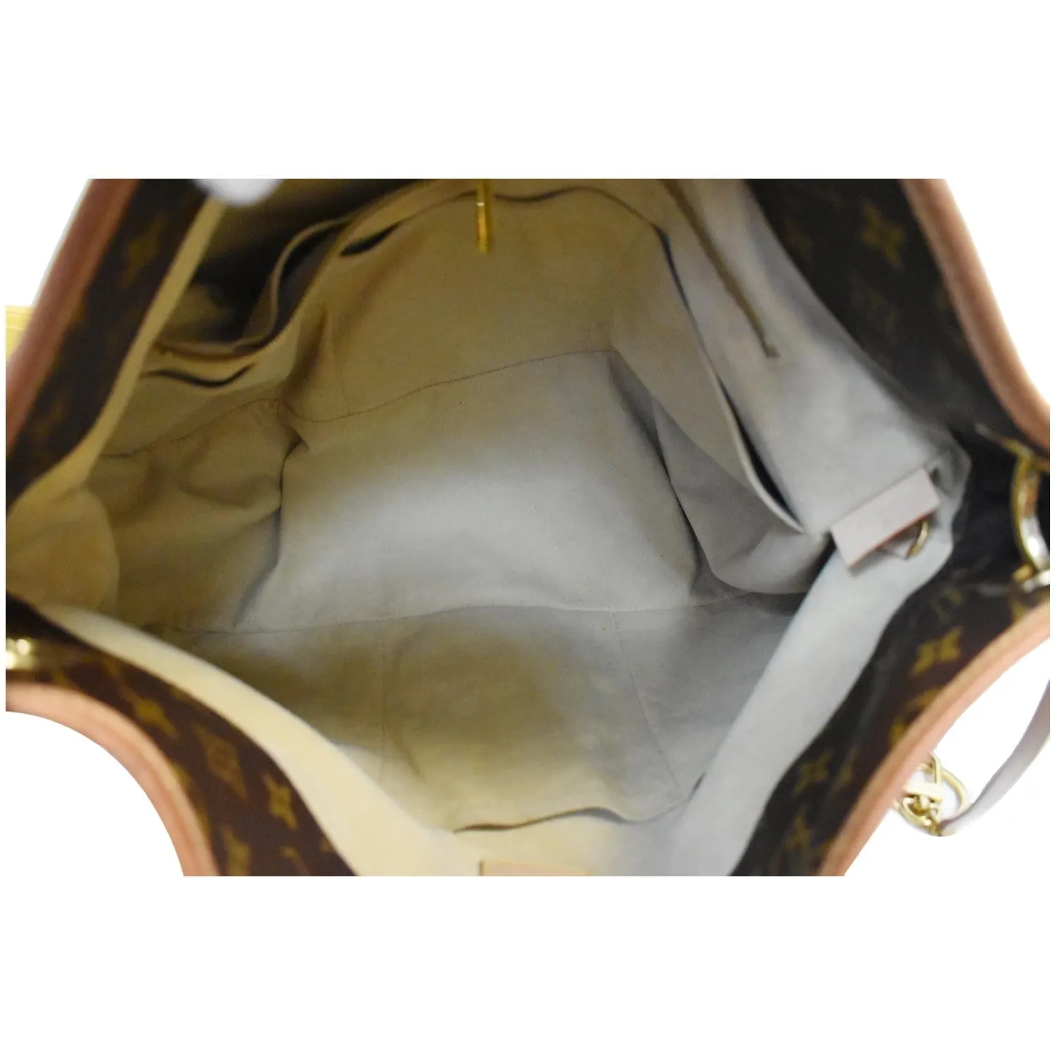 LOUIS VUITTON Artsy MM Monogram Canvas Hobo Bag Brown
