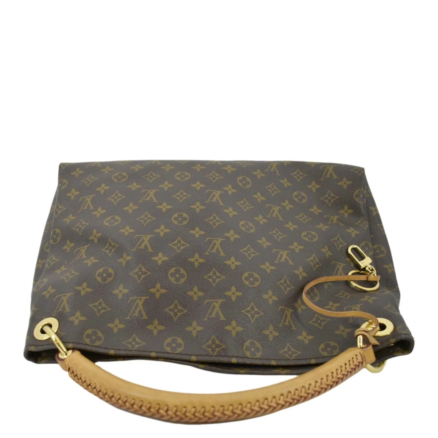 LOUIS VUITTON  Artsy MM Monogram Canvas Hobo Bag Brown