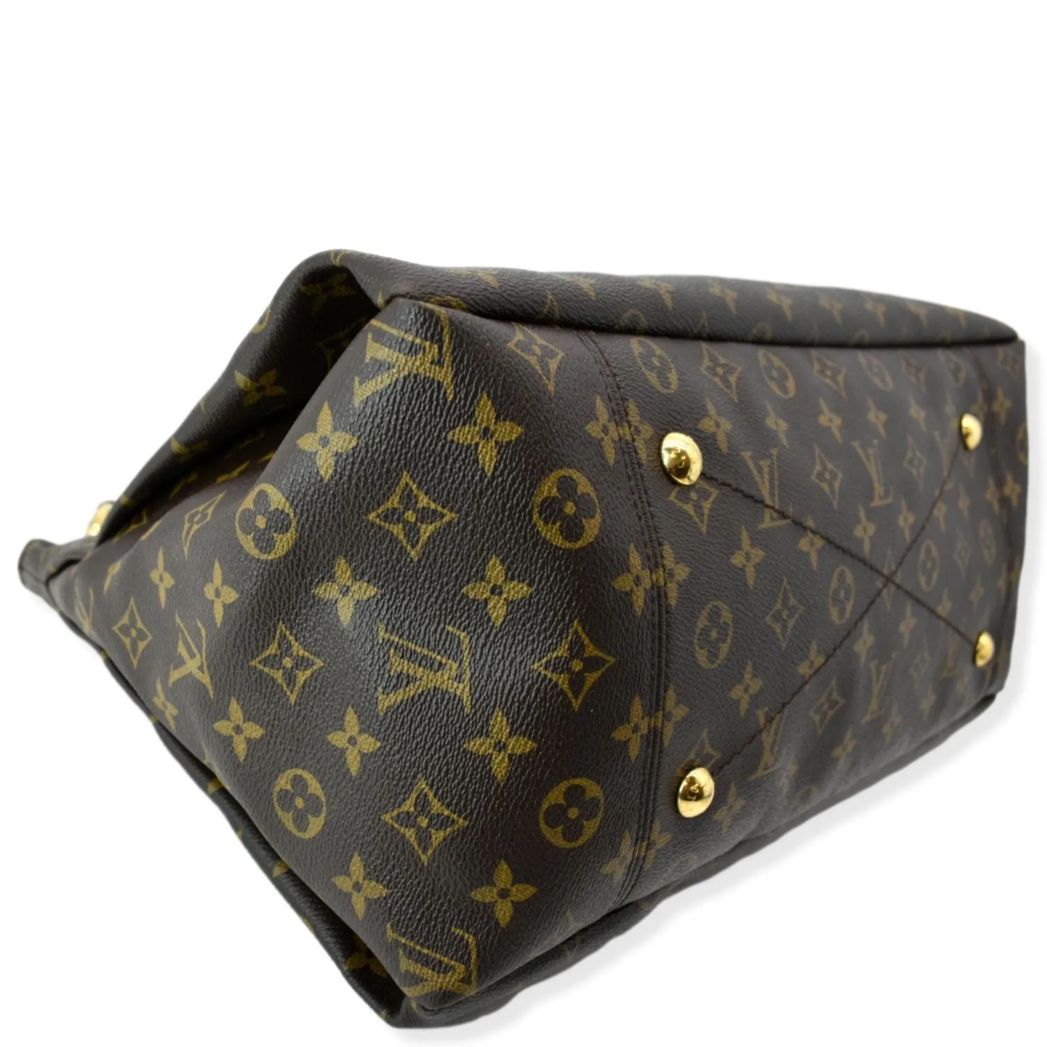 LOUIS VUITTON  Artsy MM Monogram Canvas Hobo Bag Brown