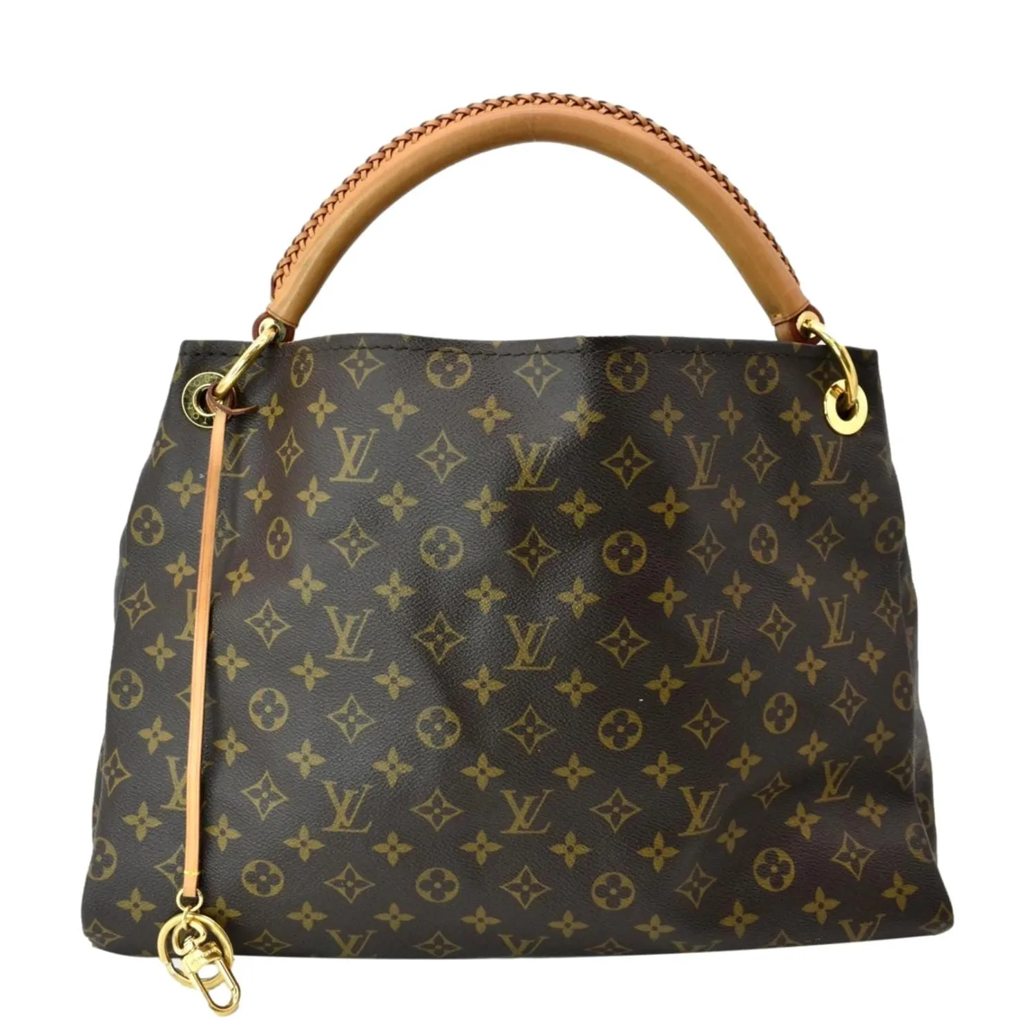 LOUIS VUITTON  Artsy MM Monogram Canvas Hobo Bag Brown