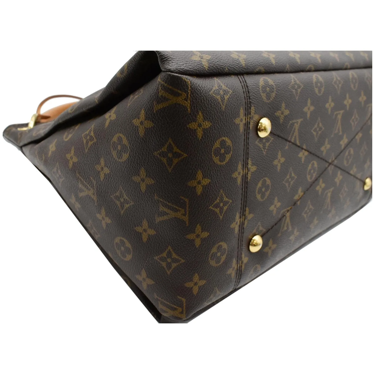 LOUIS VUITTON Artsy MM Monogram Canvas Hobo Bag Brown