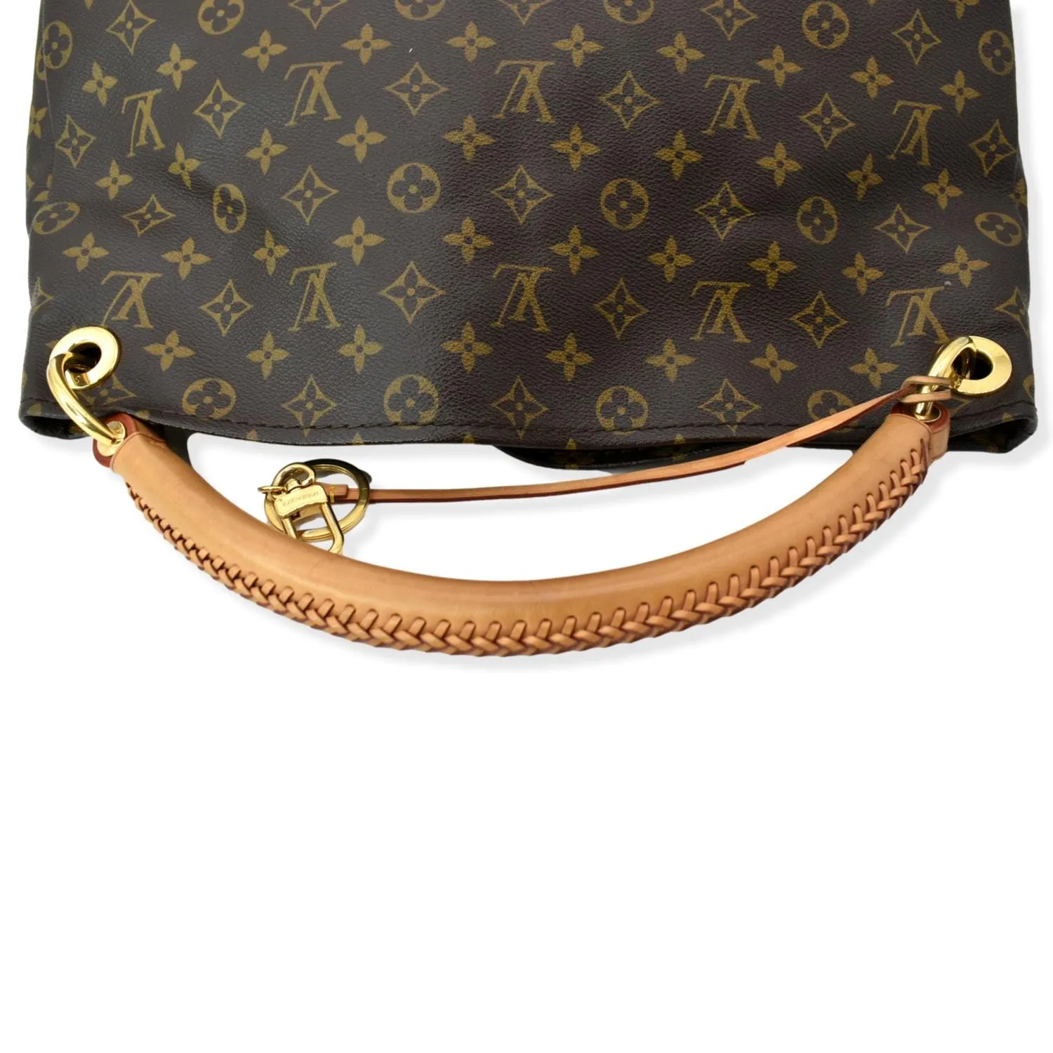 LOUIS VUITTON  Artsy MM Monogram Canvas Hobo Bag Brown