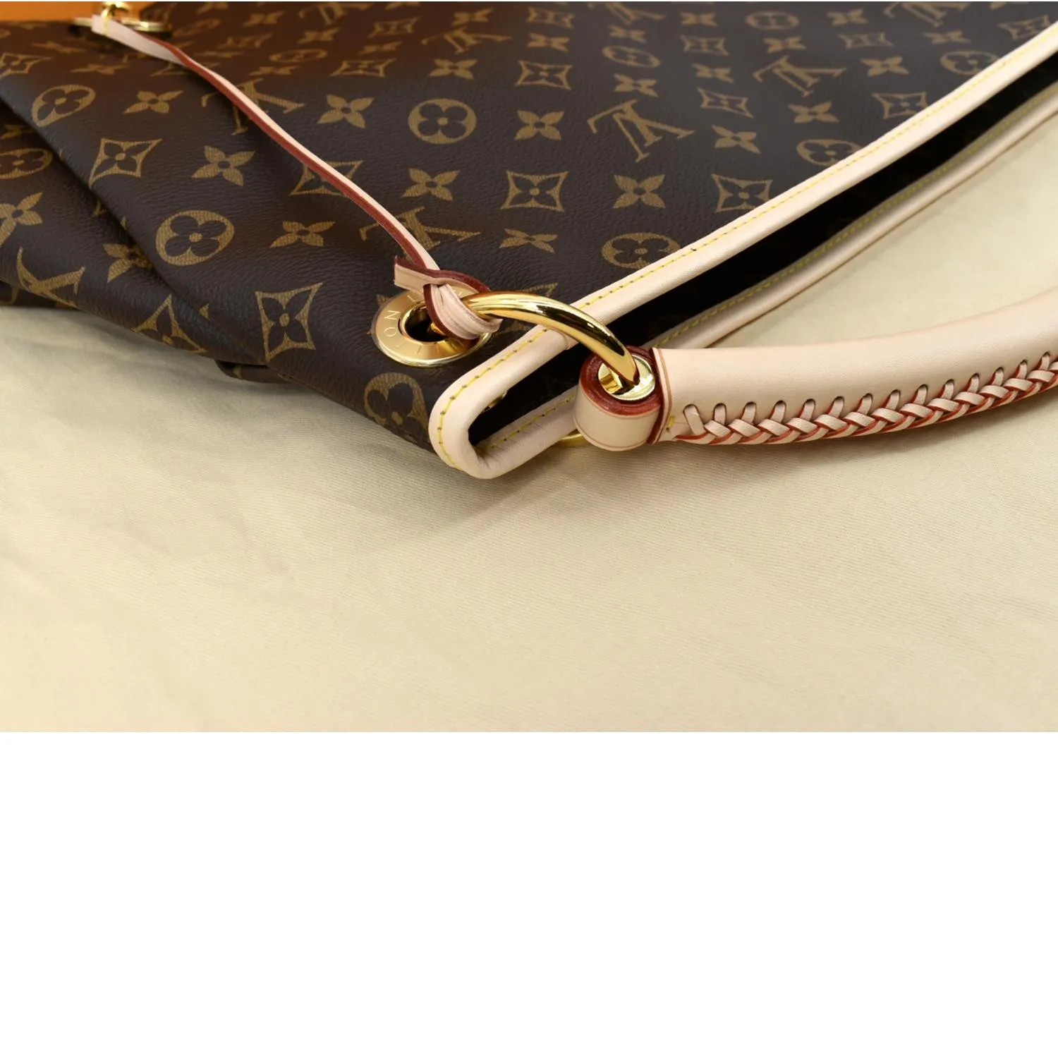 LOUIS VUITTON Artsy MM NM Monogram Canvas Hobo Bag Brown - Hot Deals