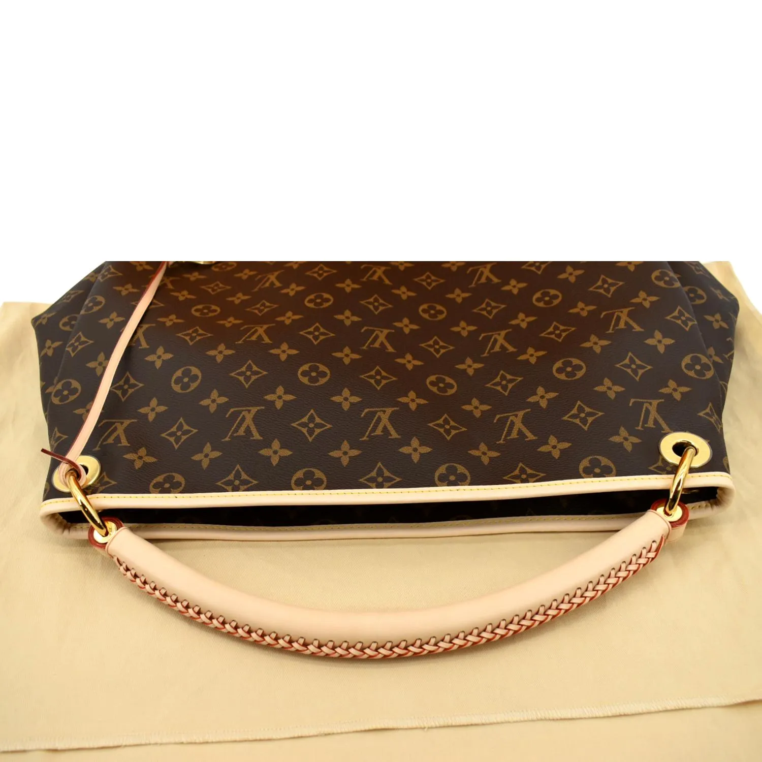 LOUIS VUITTON Artsy MM NM Monogram Canvas Hobo Bag Brown - Hot Deals
