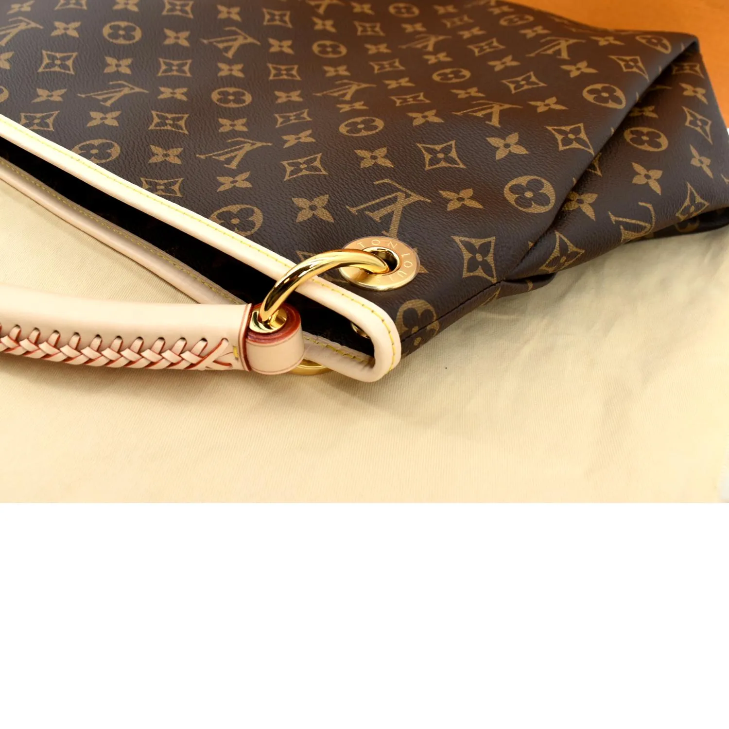 LOUIS VUITTON Artsy MM NM Monogram Canvas Hobo Bag Brown - Hot Deals