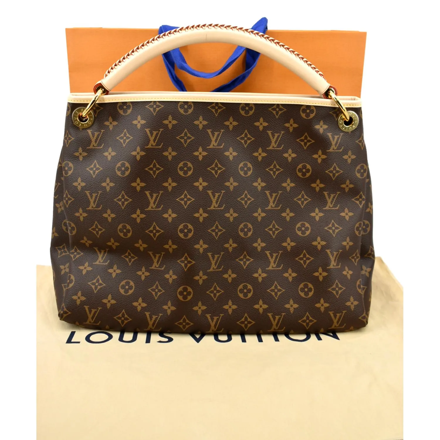 LOUIS VUITTON Artsy MM NM Monogram Canvas Hobo Bag Brown - Hot Deals