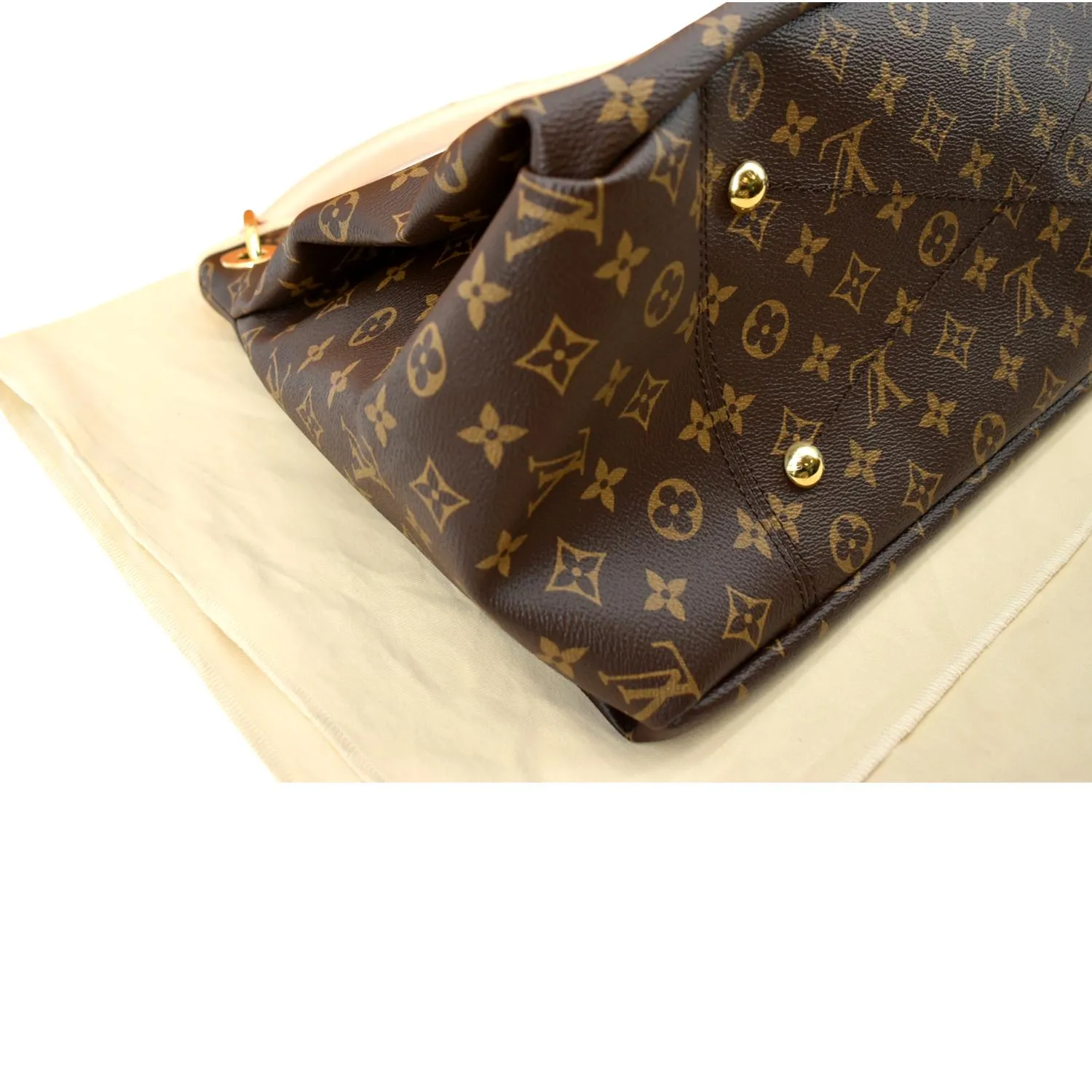 LOUIS VUITTON Artsy MM NM Monogram Canvas Hobo Bag Brown - Hot Deals