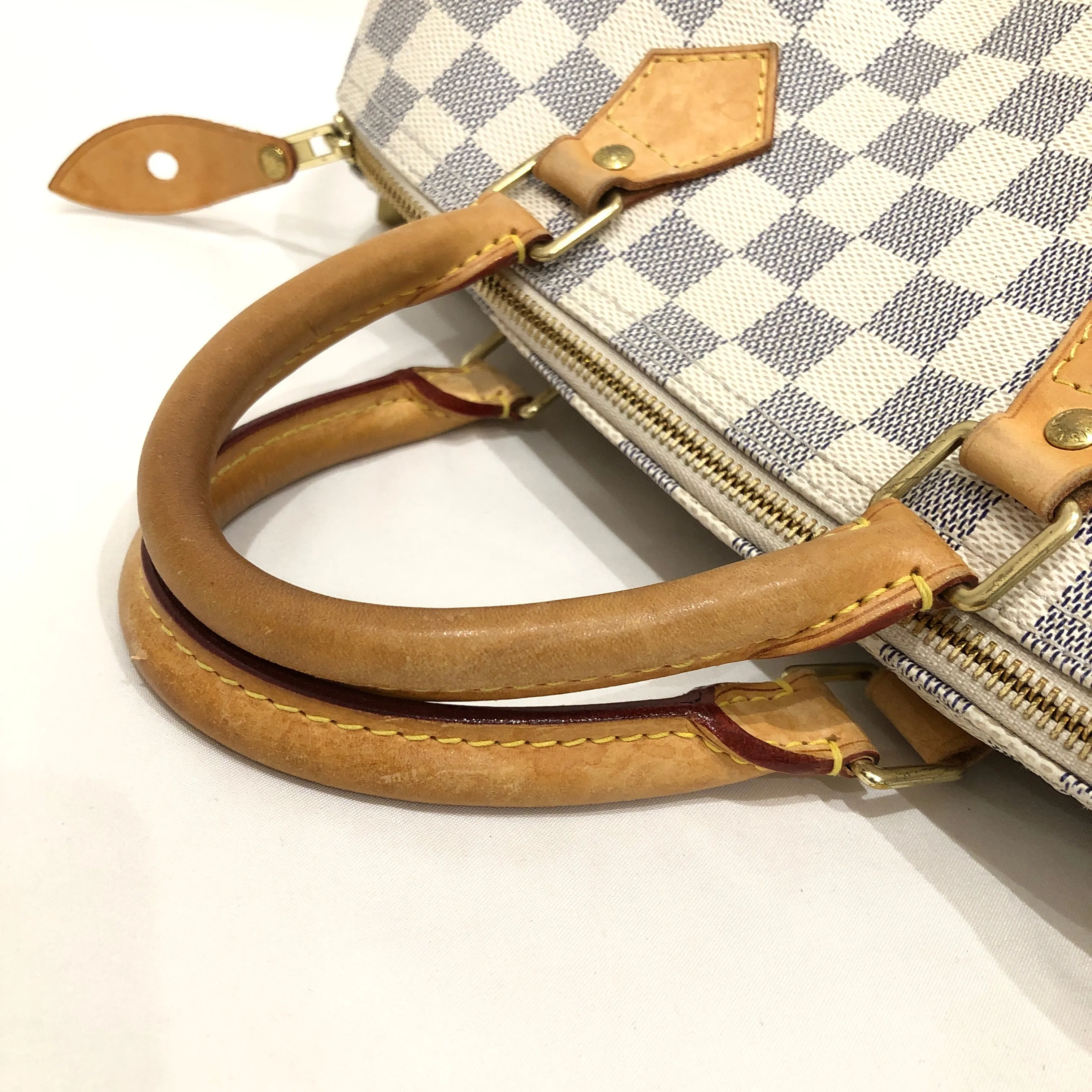 Louis Vuitton Azur Speedy 30 Satchel Sku# 82969