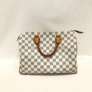 Louis Vuitton Azur Speedy 30 Satchel Sku# 82969