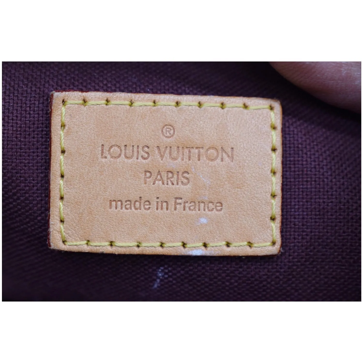 LOUIS VUITTON Berri MM Monogram Canvas Hobo Bag Brown