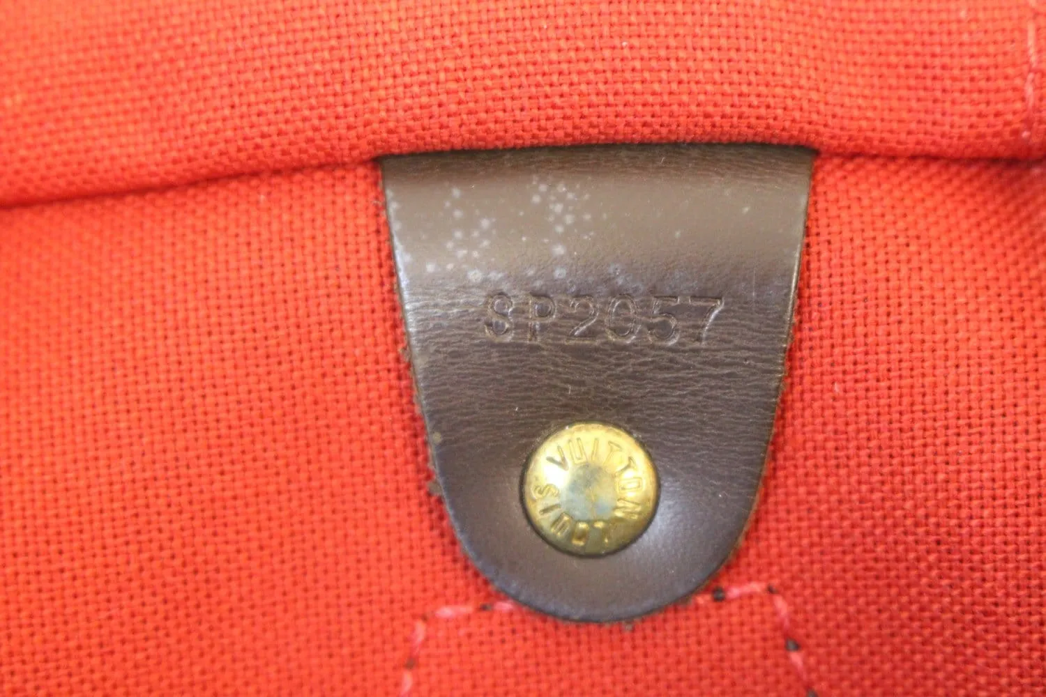 LOUIS VUITTON Damier Ebene Speedy 30 Satchel Bag