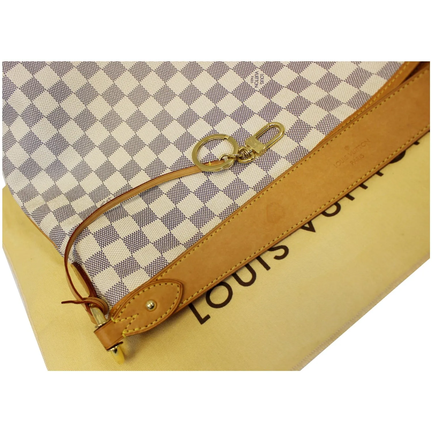 LOUIS VUITTON Delightful MM NM Damier Azur Hobo Bag