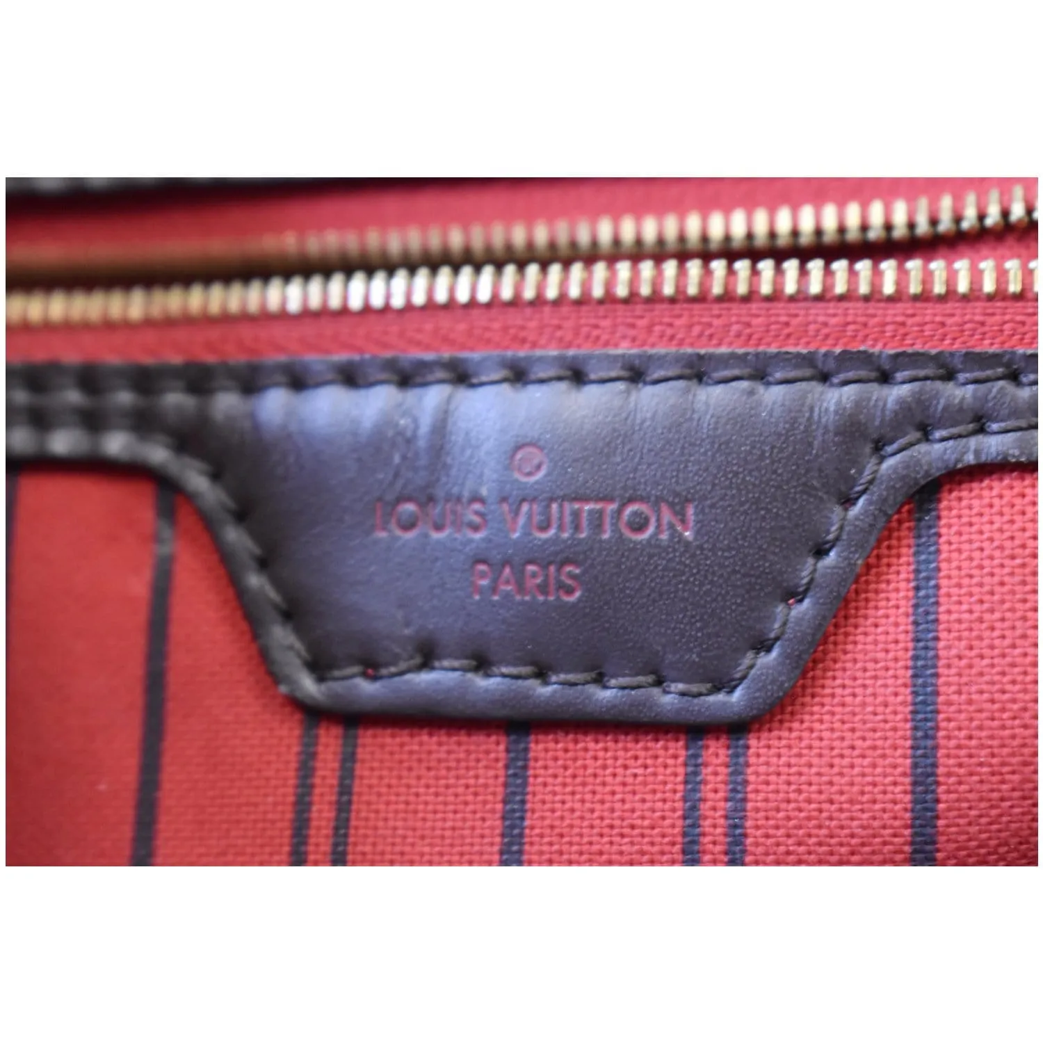 LOUIS VUITTON Delightful MM NM Damier Ebene Hobo Bag Brown