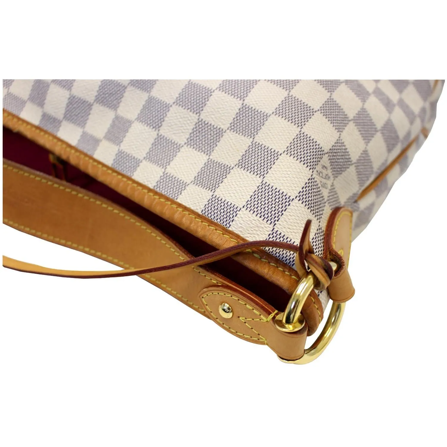 LOUIS VUITTON Delightful PM Damier Azur Shoulder Hobo Bag