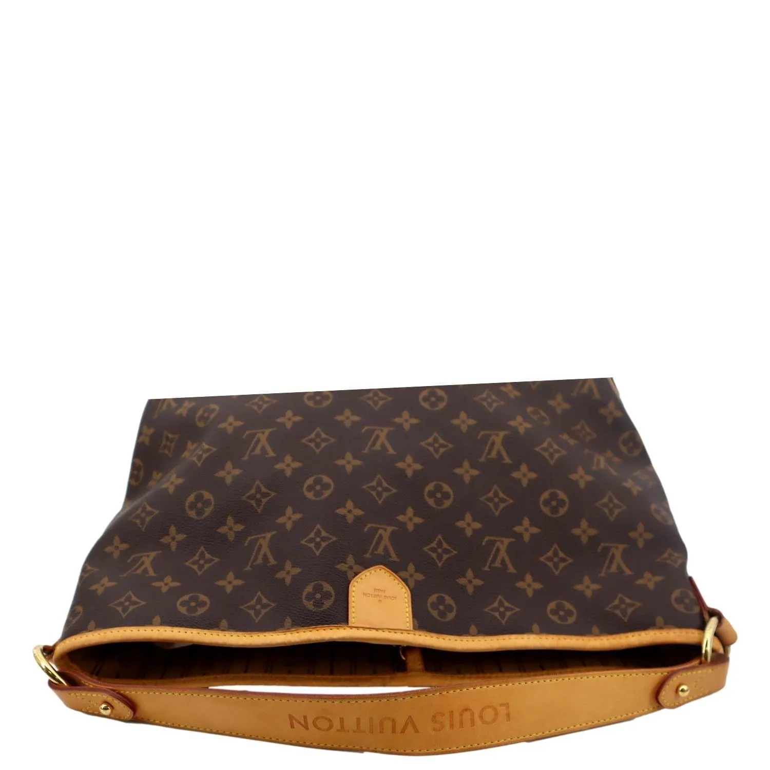 LOUIS VUITTON Delightful PM Monogram Canvas Hobo Bag Brown