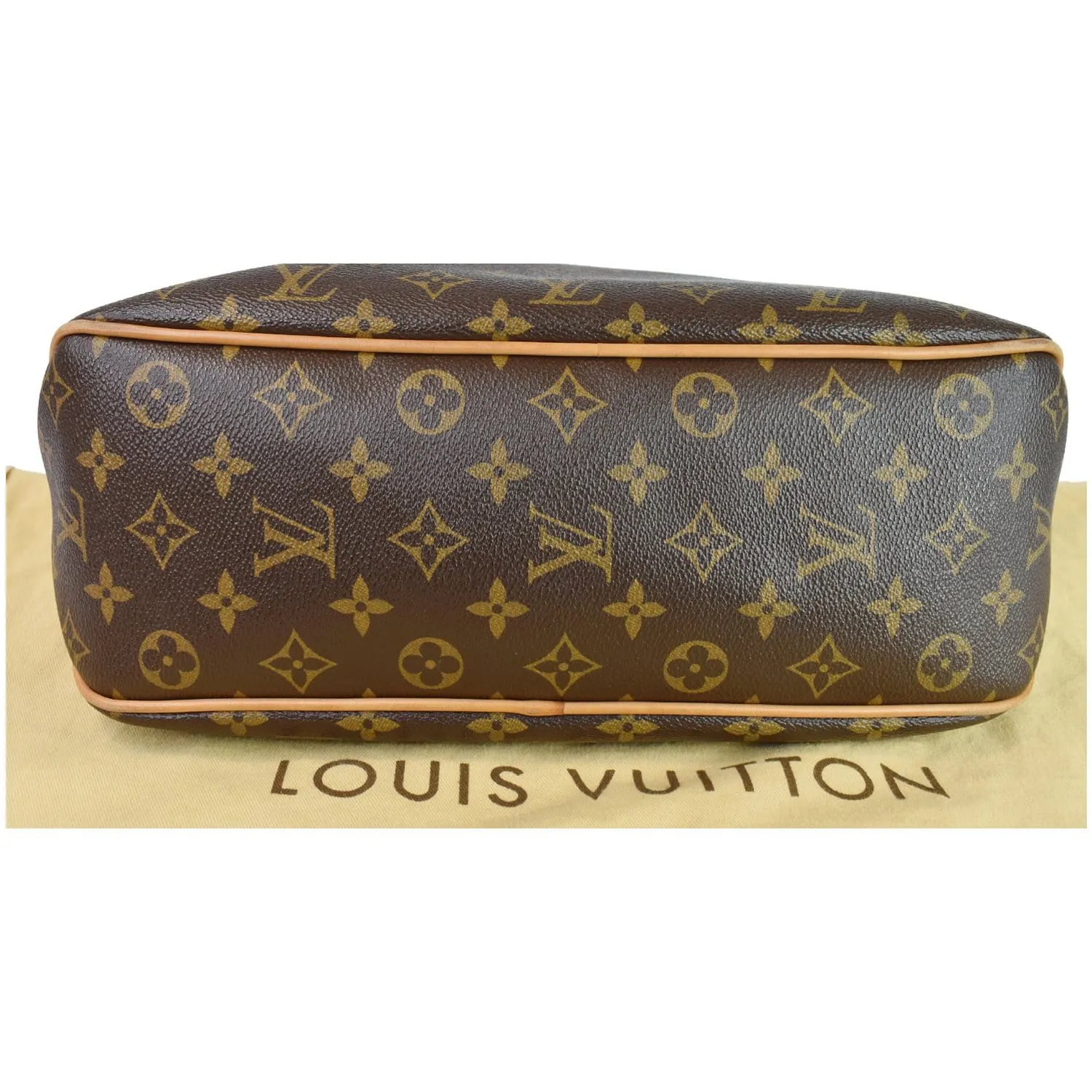LOUIS VUITTON Delightful PM Monogram Canvas Shoulder Hobo Bag Brown