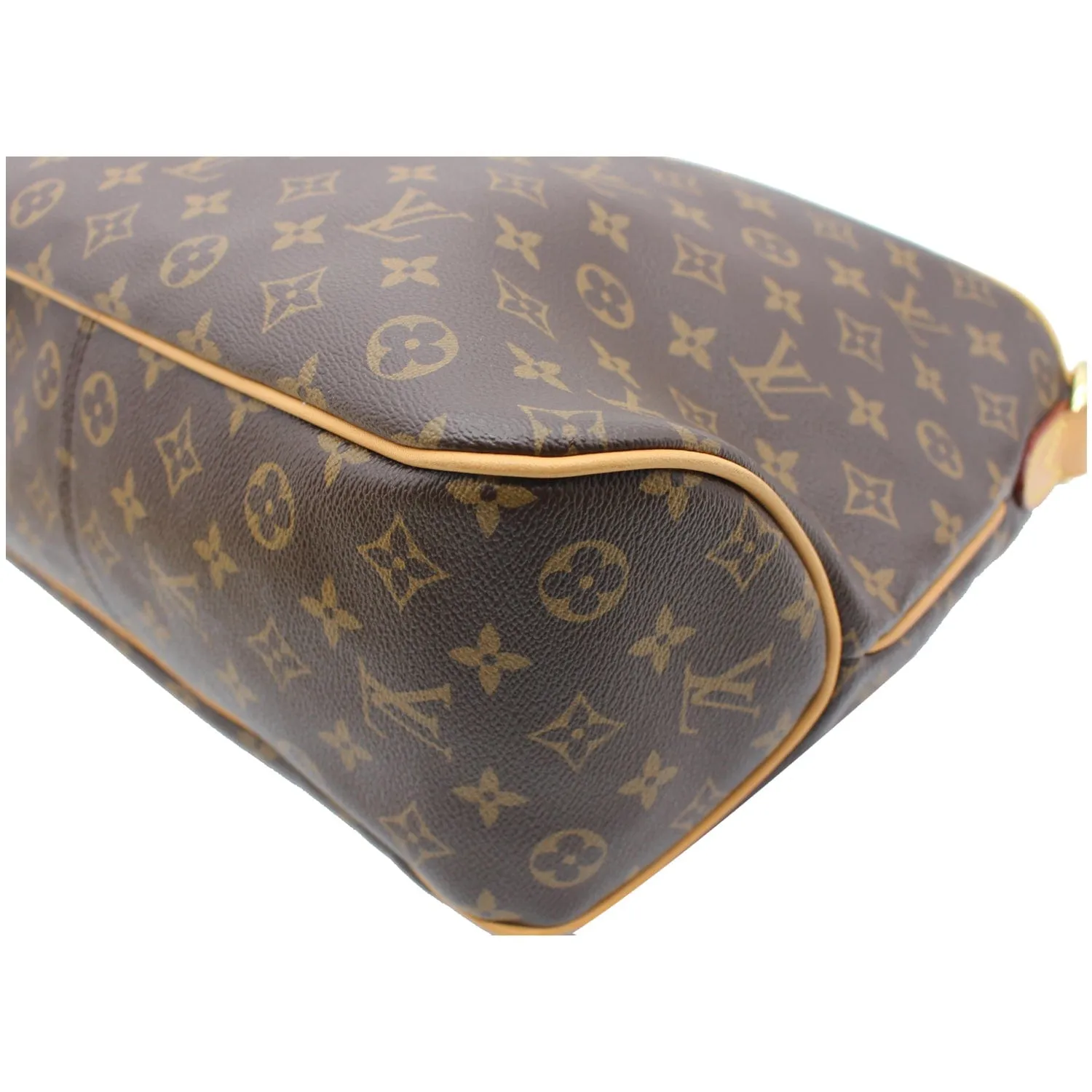 LOUIS VUITTON Delightful PM Monogram Canvas Shoulder Hobo Bag Brown