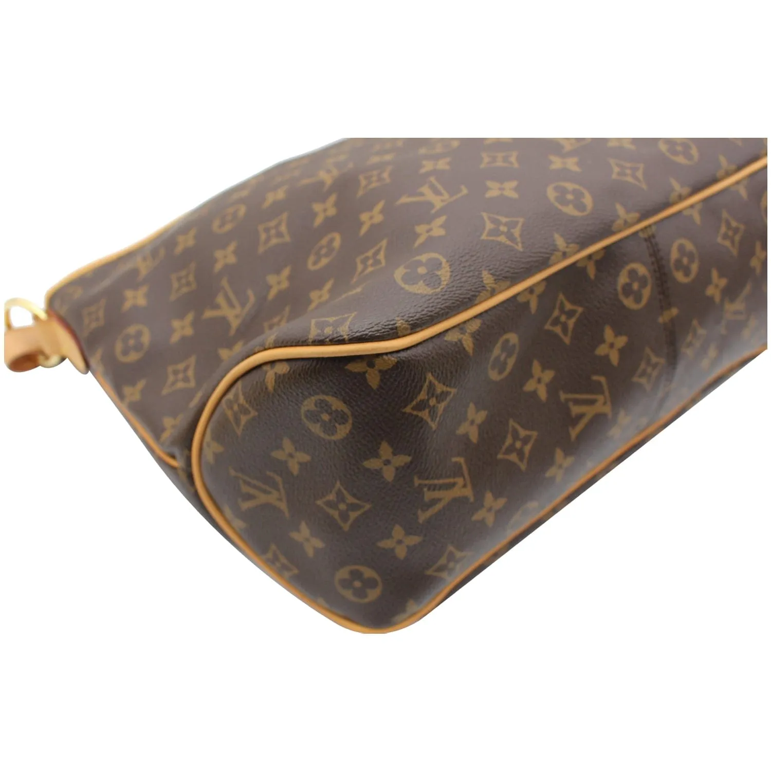 LOUIS VUITTON Delightful PM Monogram Canvas Shoulder Hobo Bag Brown