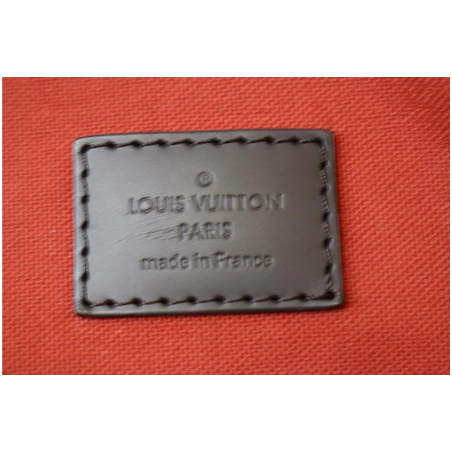 LOUIS VUITTON Duomo Hobo Damier Ebene Hobo Bag Brown