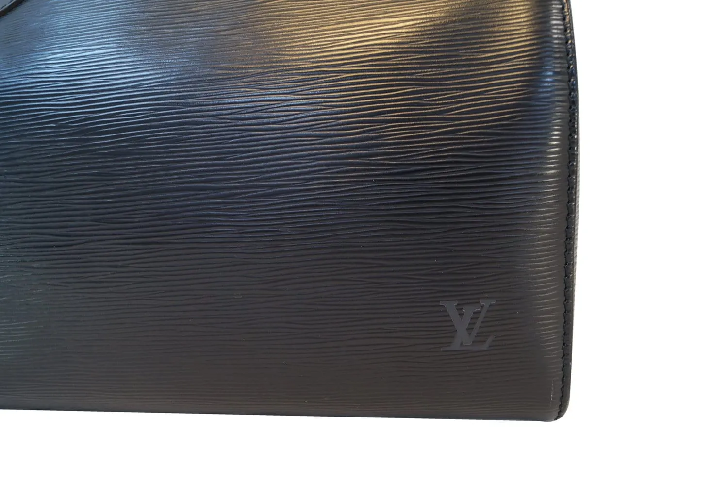 LOUIS VUITTON Epi Leather Black Speedy 35 Satchel Bag