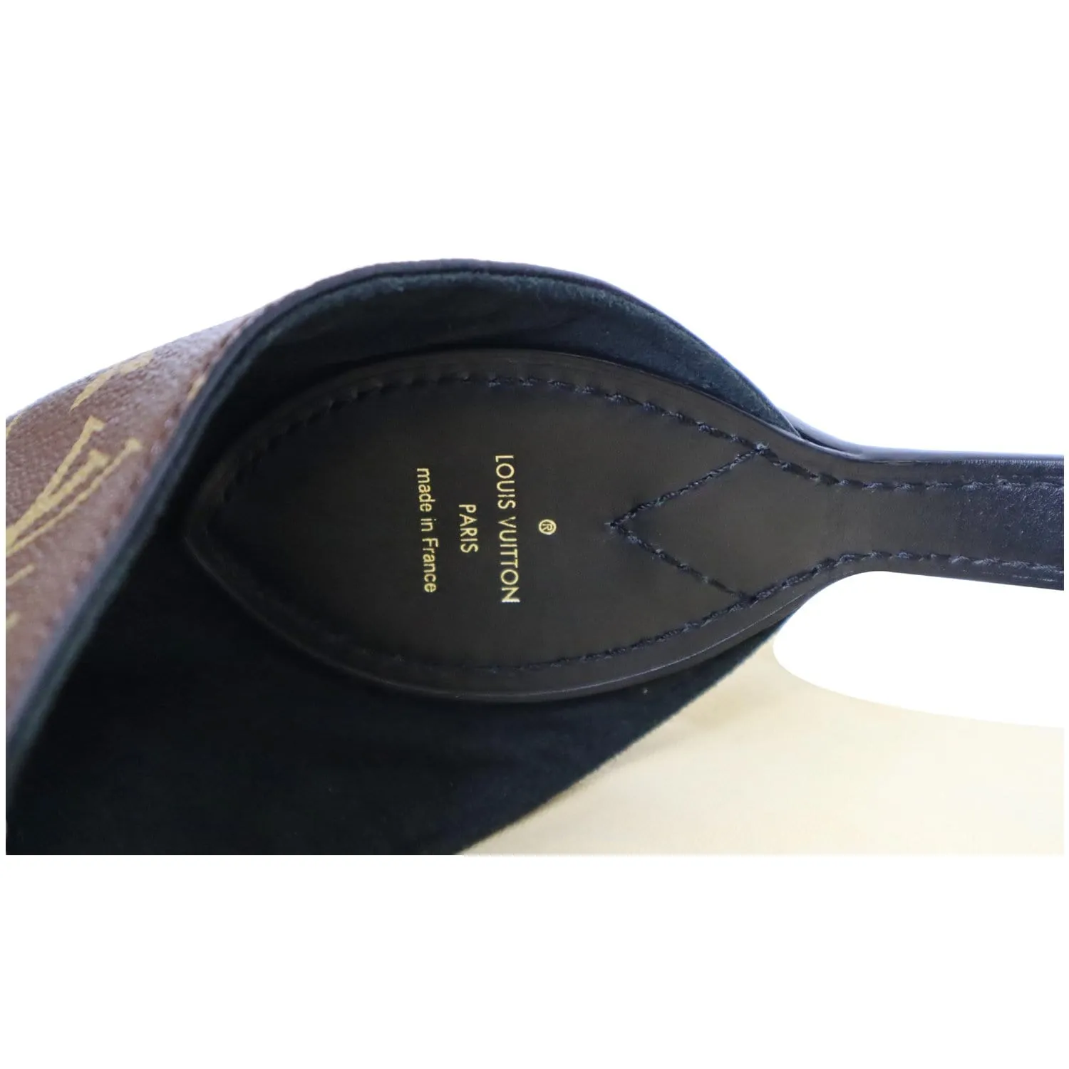 LOUIS VUITTON Flower Hobo Monogram Canvas Shoulder Hobo Bag Brown